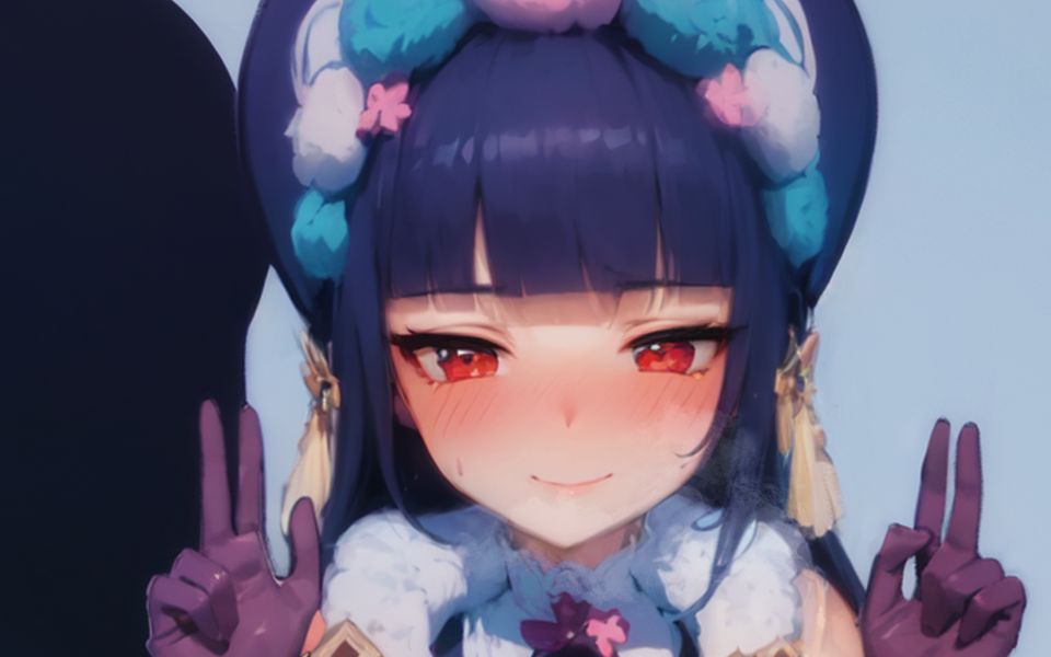 [AI Animation] Cloud Sumire's Silhouette Play ❤️
