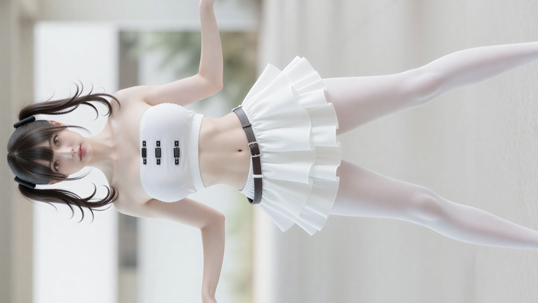 ❤~谁能拒绝双马尾呢 竖屏