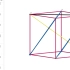【几何画板】正方体中 两面垂直并三等分线段