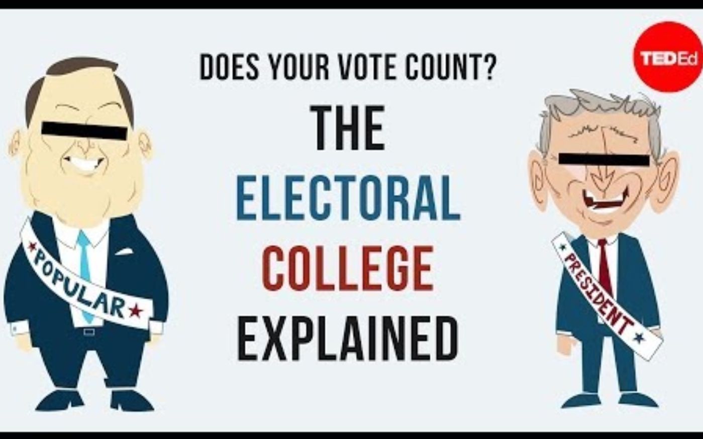 【ted Ed】你的选票算数吗？详解选举人团制度 Does Your Vote Count The Electoral College