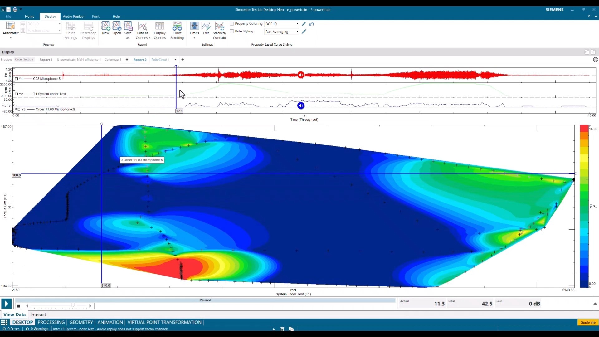 086 电驱总成NVH测试及关联分析2