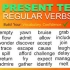 73 Most Important PRESENT TENSE Regular Verbs in English To 