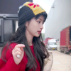 下班拍杂志去了  穿的红红火火好喜庆呀|田曦薇|FANCAM
