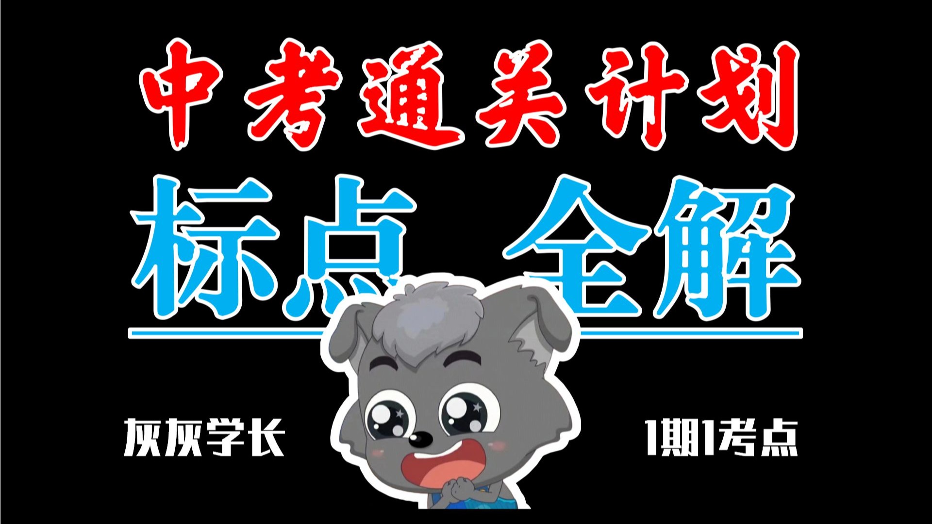 🔥【1期1考点】考点1：中考标点问题一锅端❗