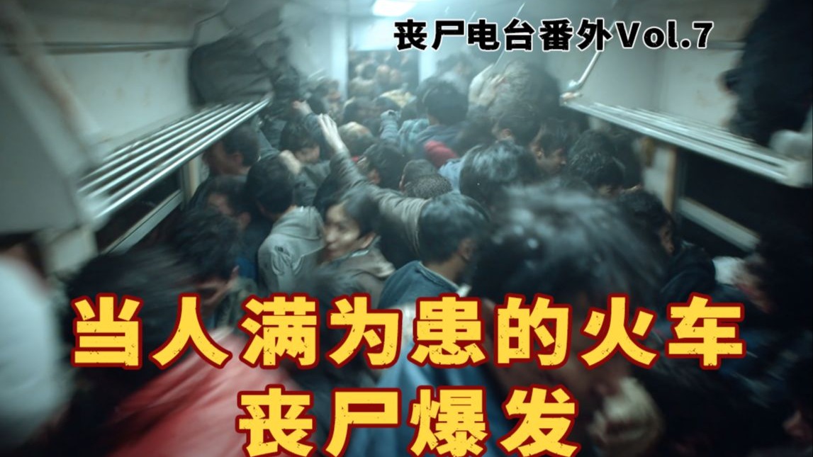 满座的硬座车厢发生了骚乱，透过拥挤的人群，我看到了一张腐烂的脸【丧尸电台番外Vol 7】
