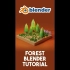 iBlender中文版插件教程Blender - 创建森林 #Shorts #Short #blender3dBlend