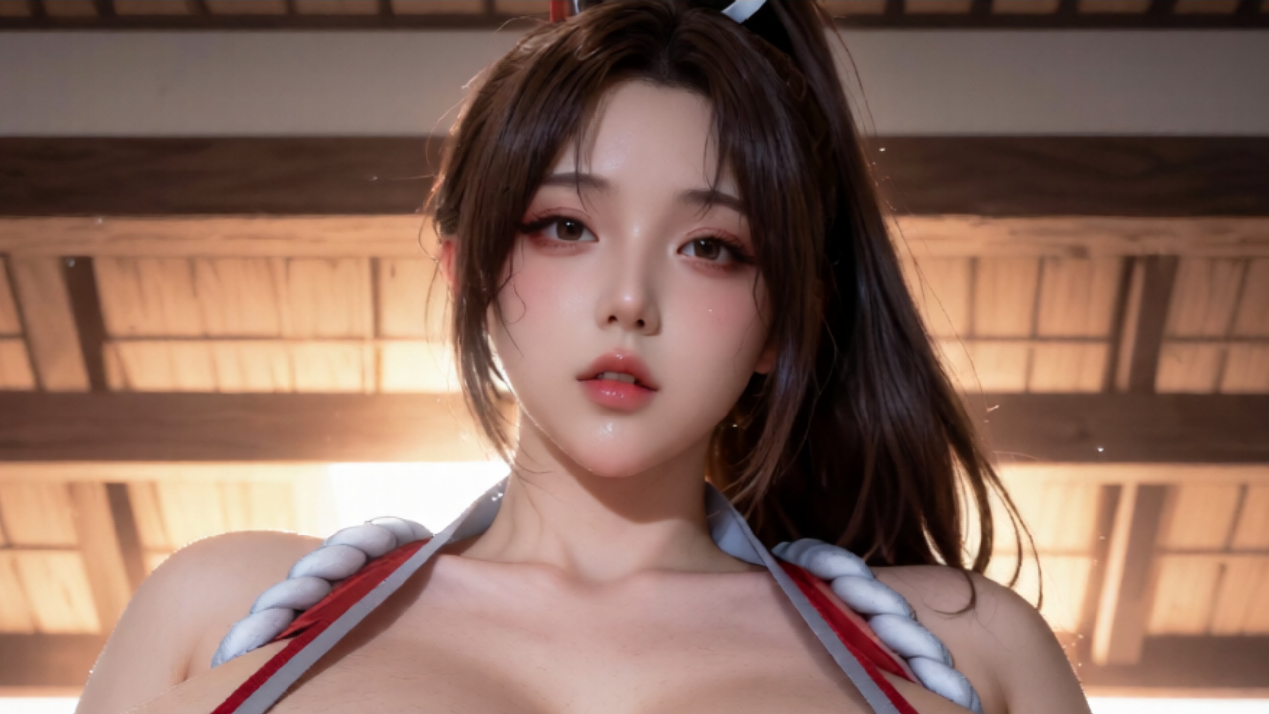 这么清纯的火舞，私下居然是大飞柱