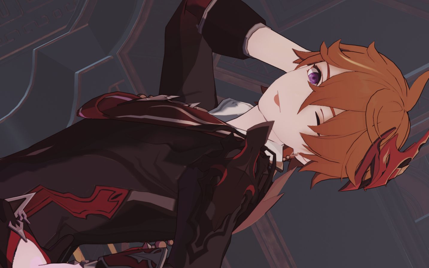 原神mmd邪眼公子x达达利亚lovemeifyoucan