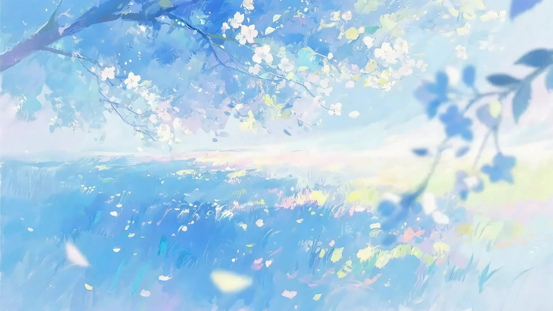 【空镜素材】唯美梦幻春意动态背景