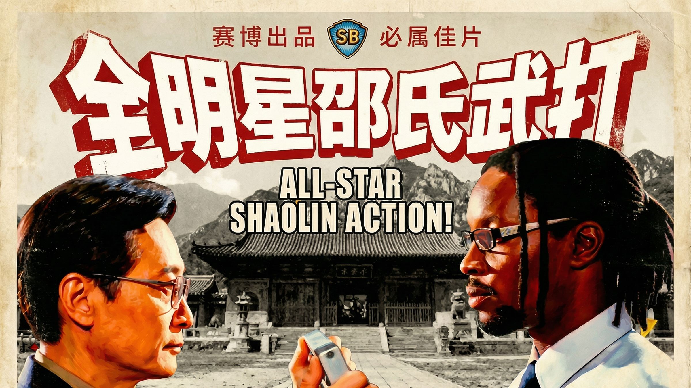 贺岁功夫片，但是哈基米，之鬼畜全明星【B站AI创作大赛-开放赛道】