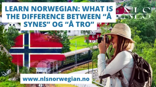 挪威语å synes跟å tro的区别