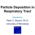Particle Deposition in Respiratory Tract_吸入颗粒呼吸道沉积