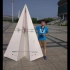 2.4m超大纸飞机制作&首飞实录