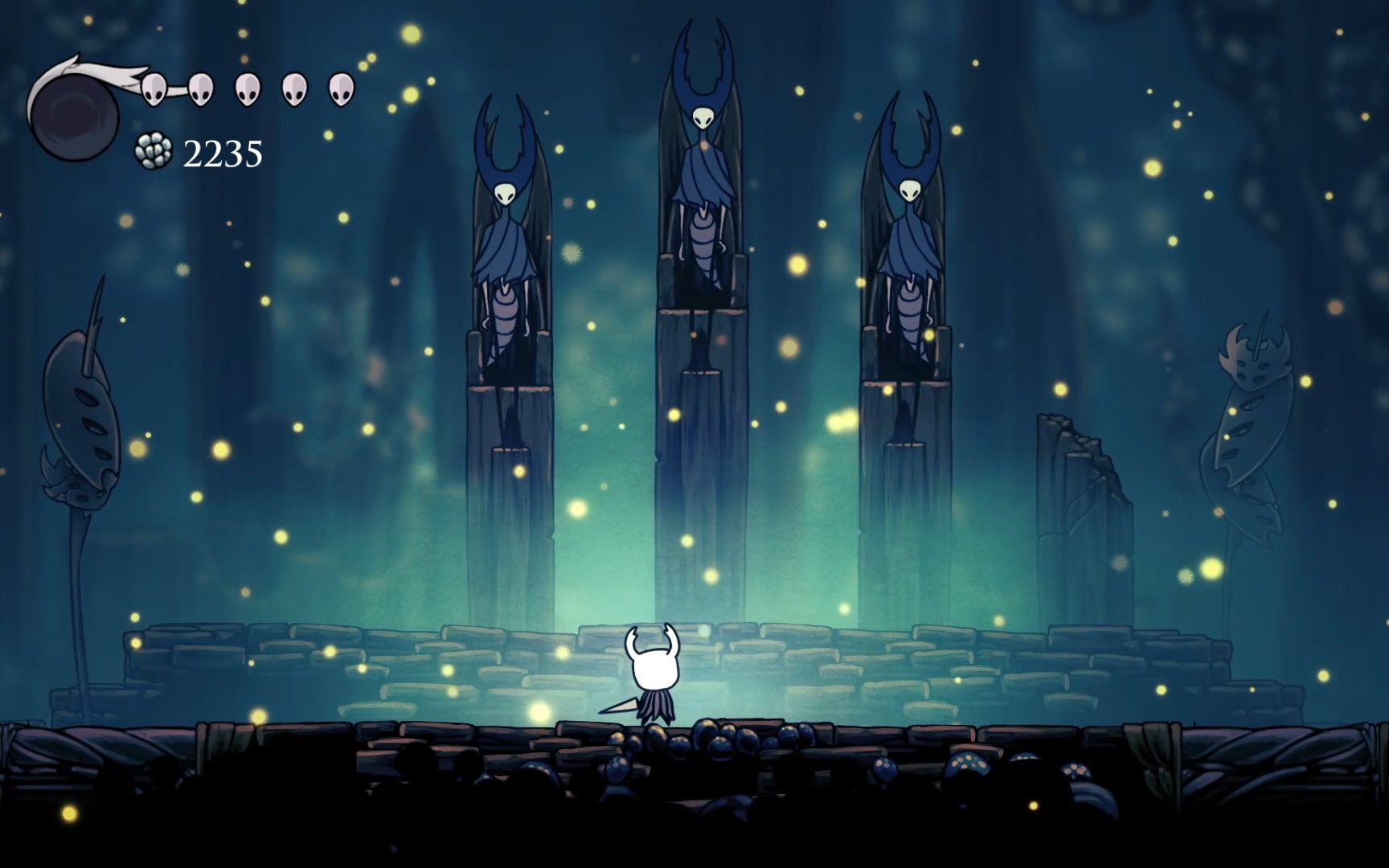 空洞骑士(hollow knight)06 在螳螂村第一次挑战boss故意败走_空洞