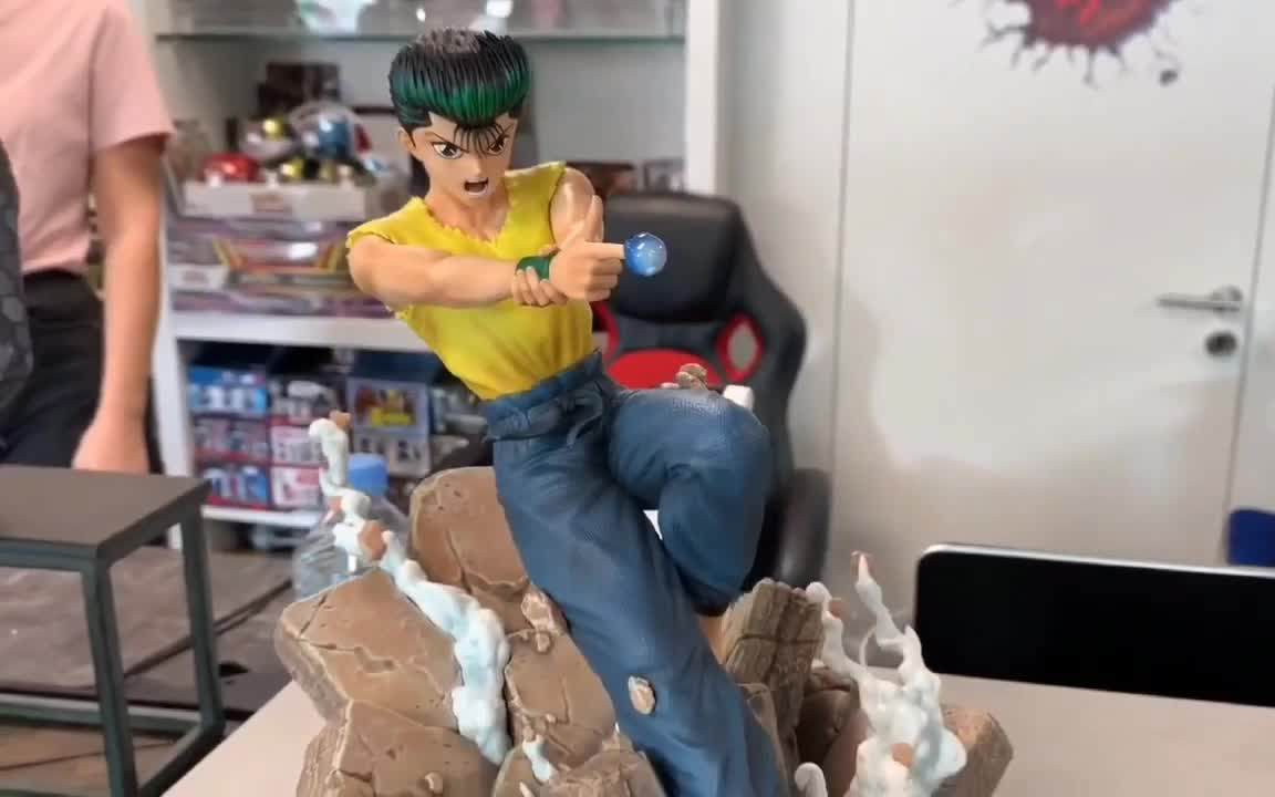 taka幽游白书新品浦饭幽助灵丸场景正版雕像实物展示