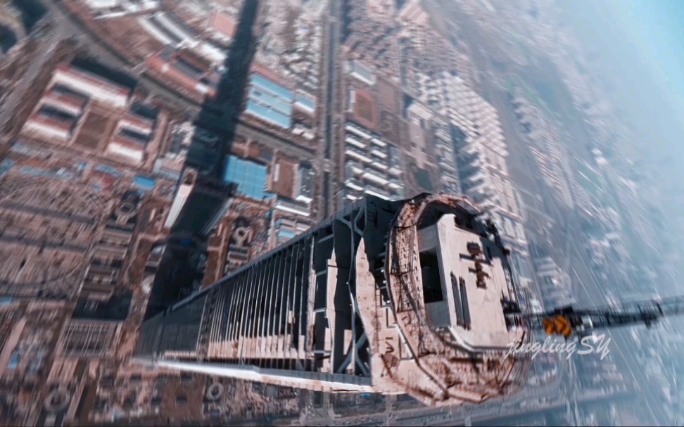 “穿越机”挑战天津第一高烂尾楼117大厦！，596m 上面跳下来是什么感觉！