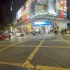 香港骆克道与波斯富街交叉路口行车记录