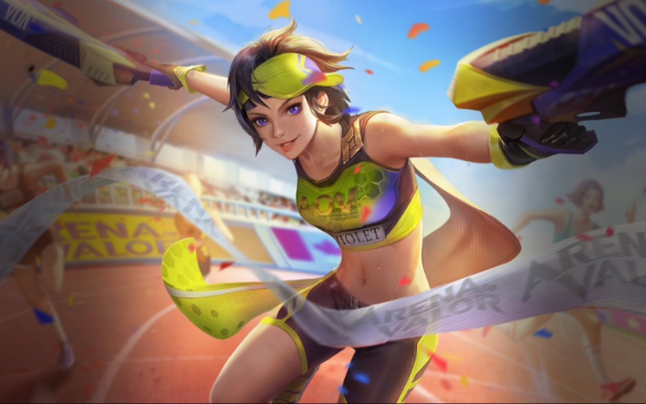 堇皮肤飞翔梦之队短跑传说对决aov
