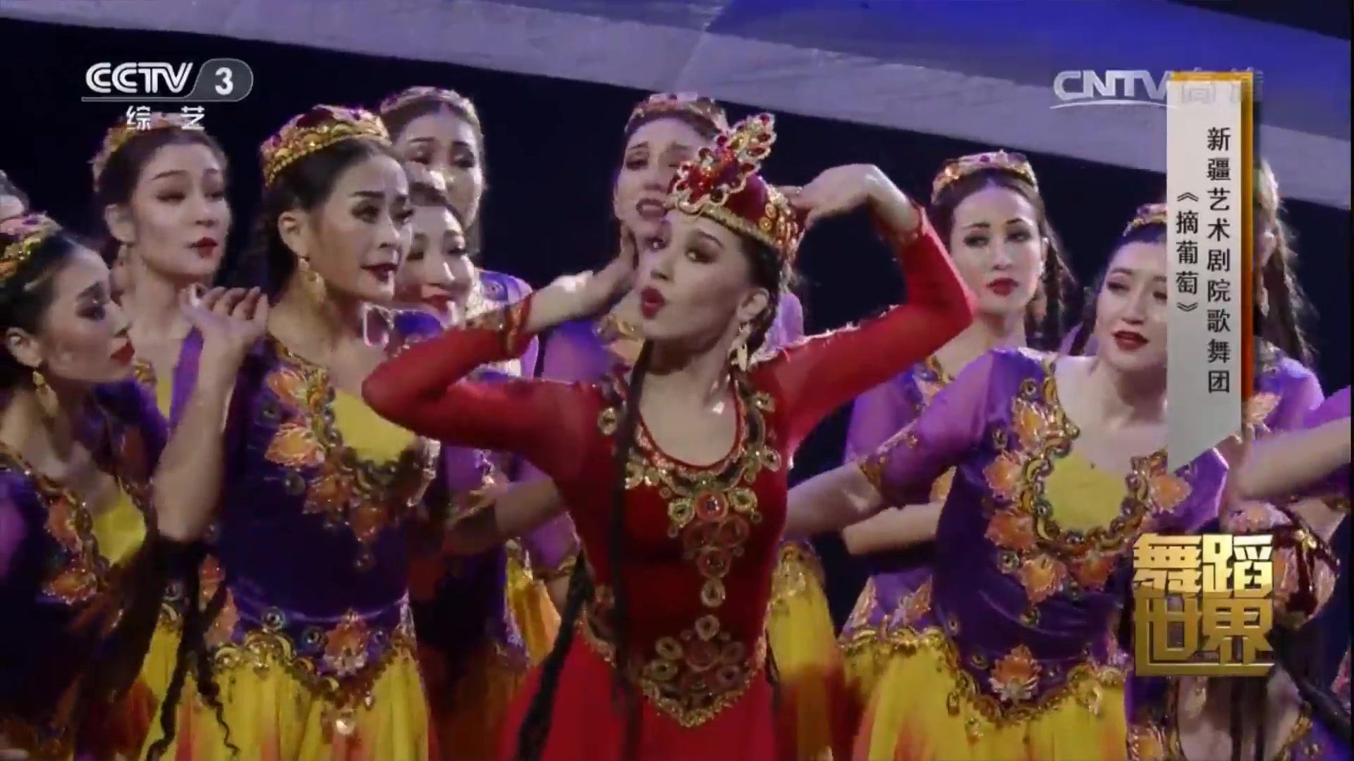 维吾尔族舞【摘葡萄】新疆艺术剧院歌舞团《舞蹈世界20170505》