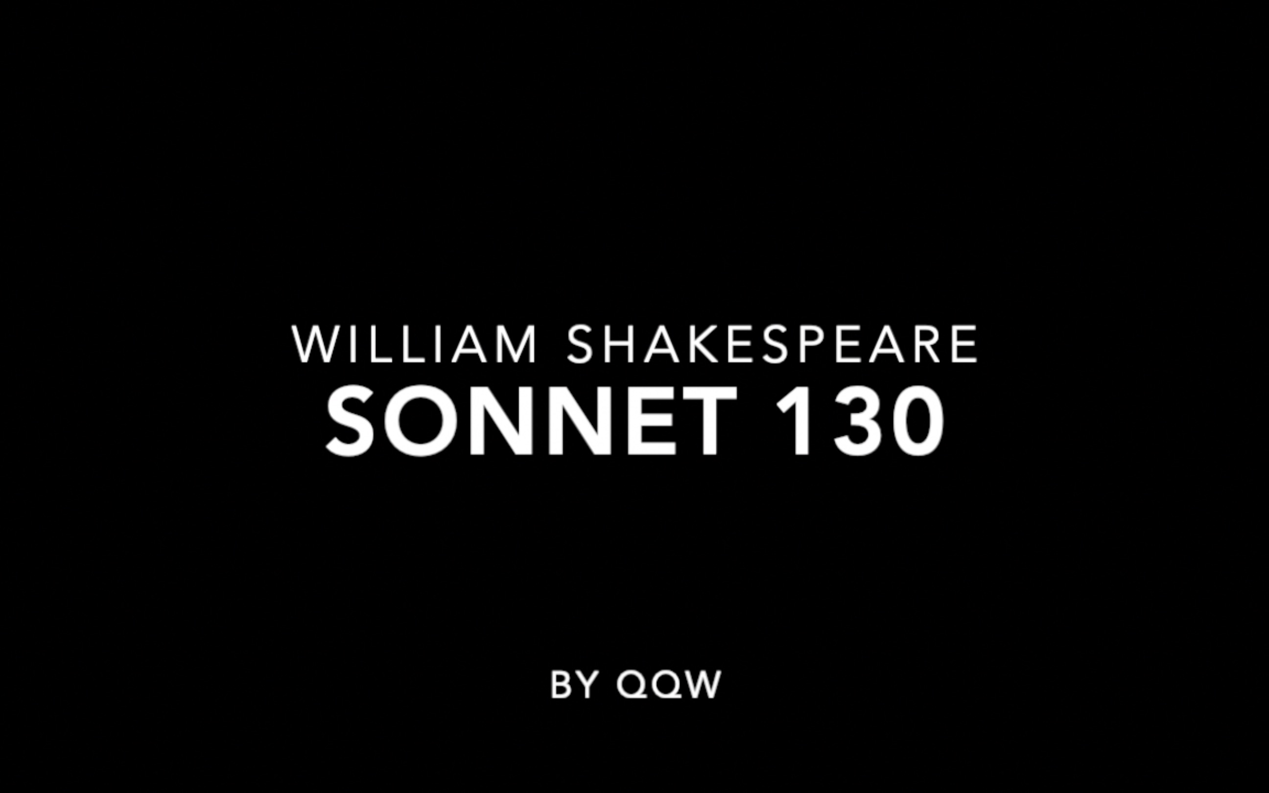 编曲莎士比亚十四行诗sonnet1301609