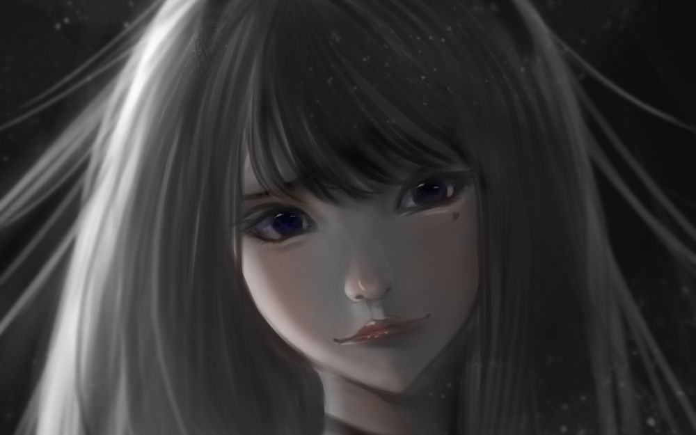 sai 厚涂 如何画一个小姐姐