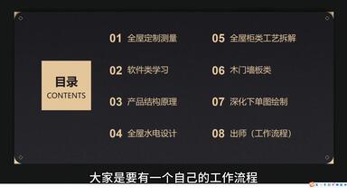 <em class="keyword">全屋定制</em>深化设计师培训系统课程讲解