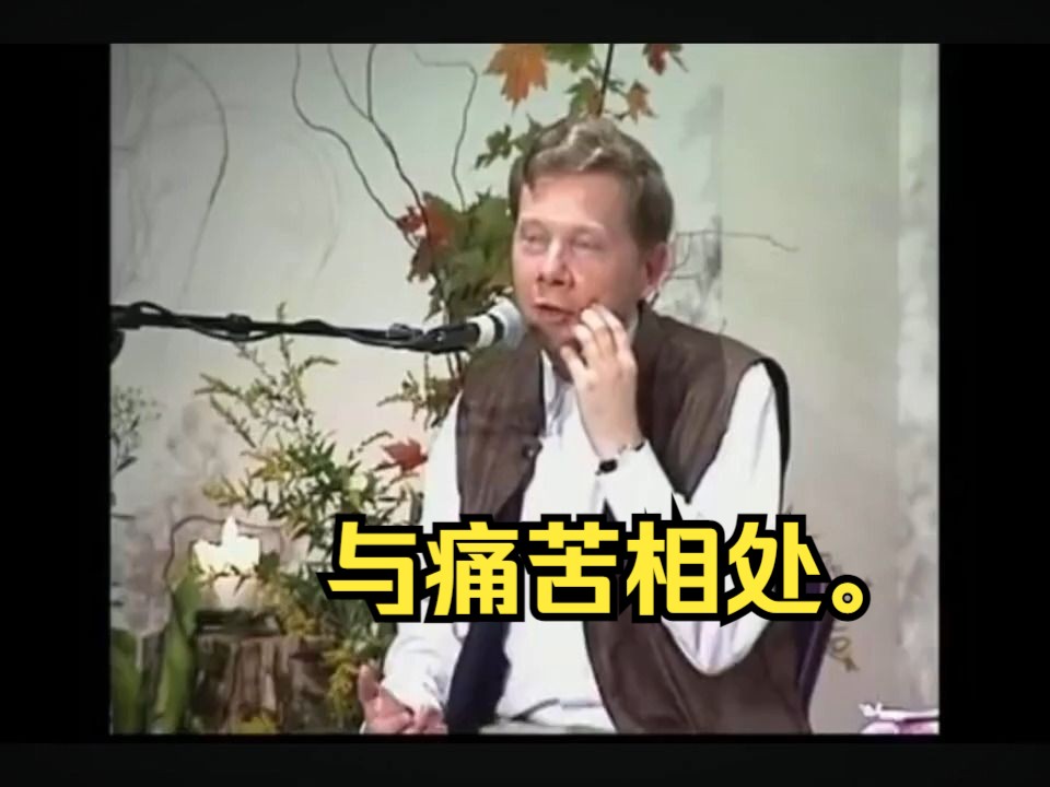 埃克哈特托利：与痛苦共处，允许它如是的样子。Be With Your Pain and Let It Be