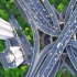 【视频素材】4k城市高架桥垂直航拍