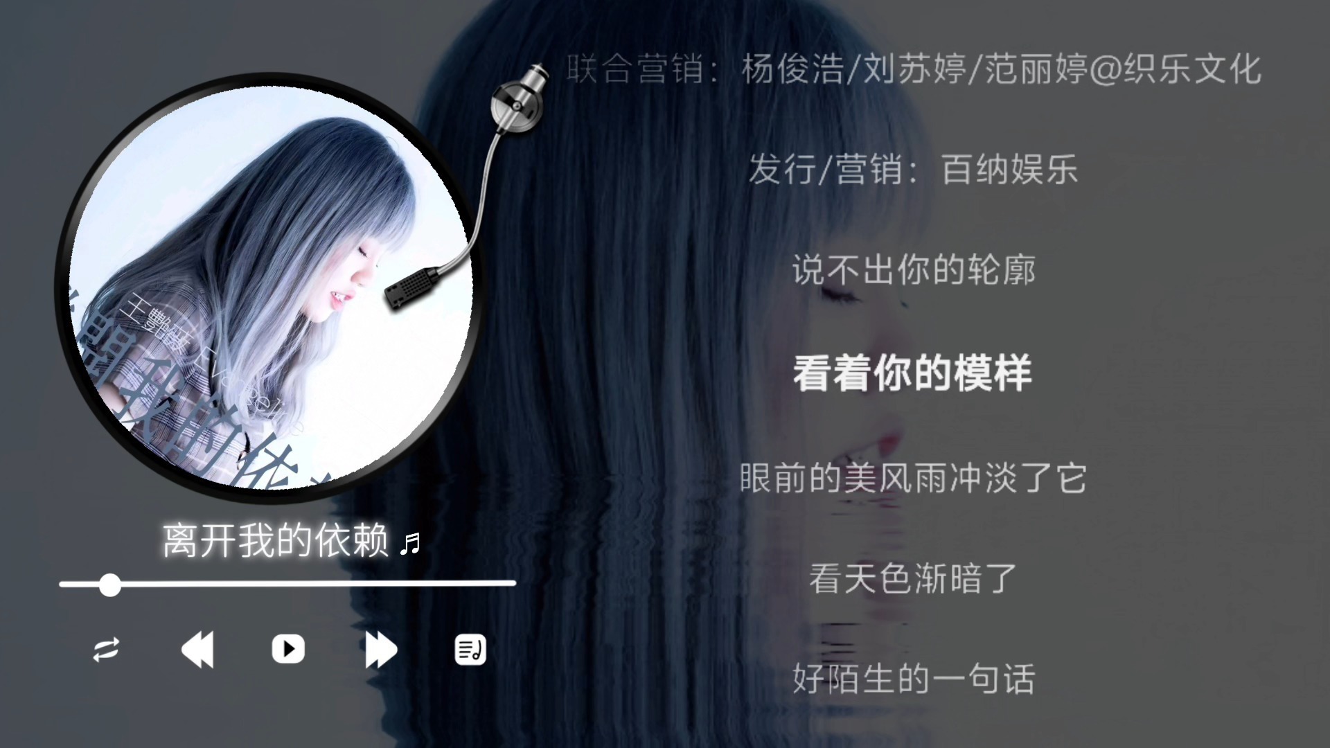 王艳薇-离开我的依赖（伴奏）