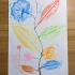 和饭饭哥哥一起画画——七彩的树叶（技法：拓印）