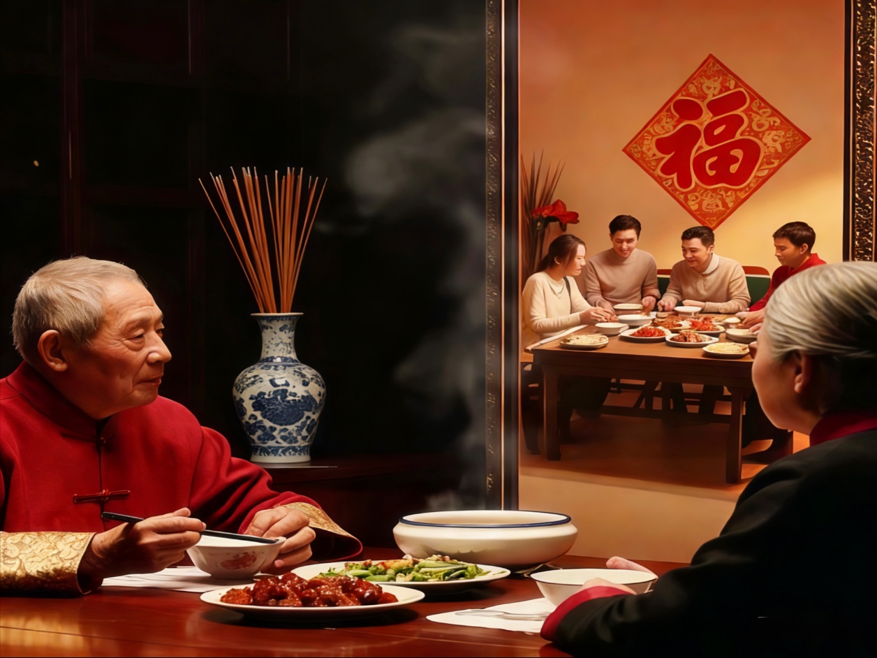 镜中团圆