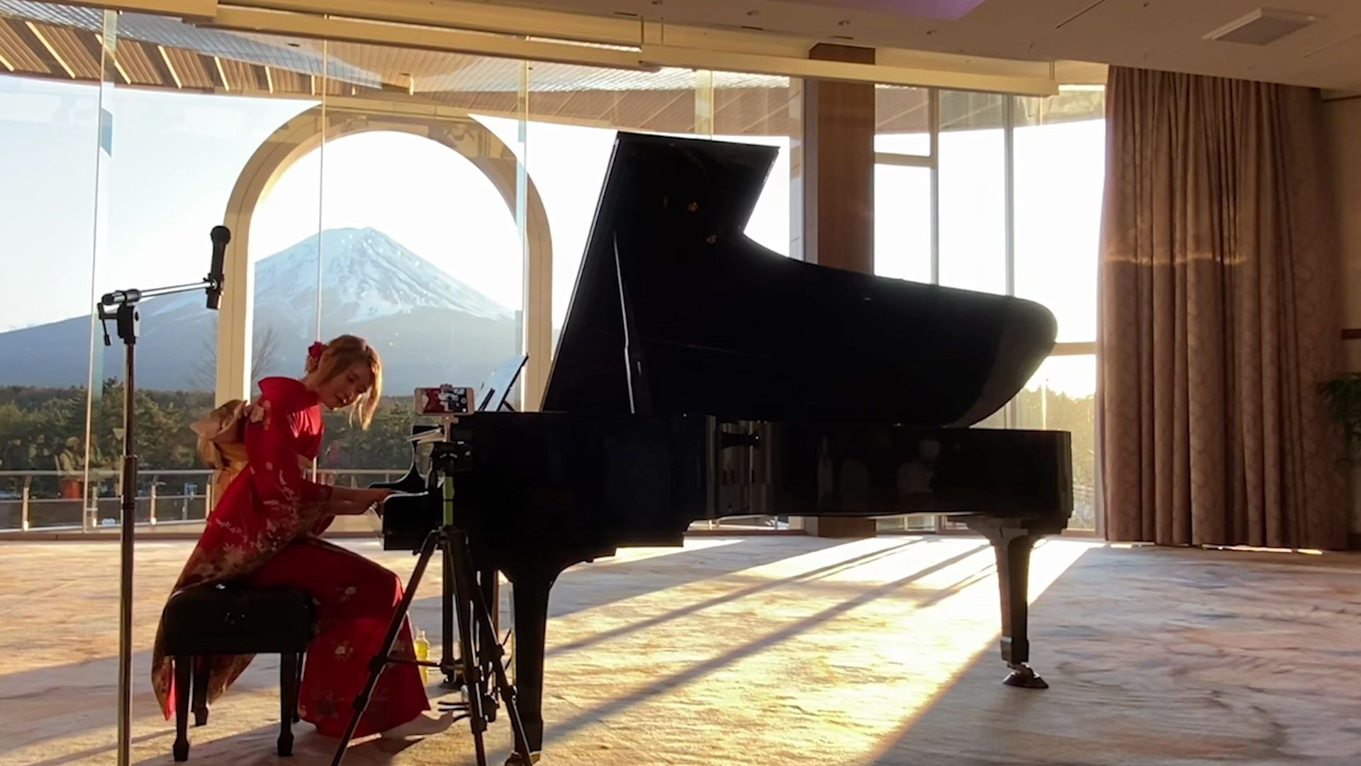 haramipiano在富士山下演奏中岛美雪的糸