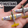 Sweet 1/144 P-51"野马"战斗机模型制作