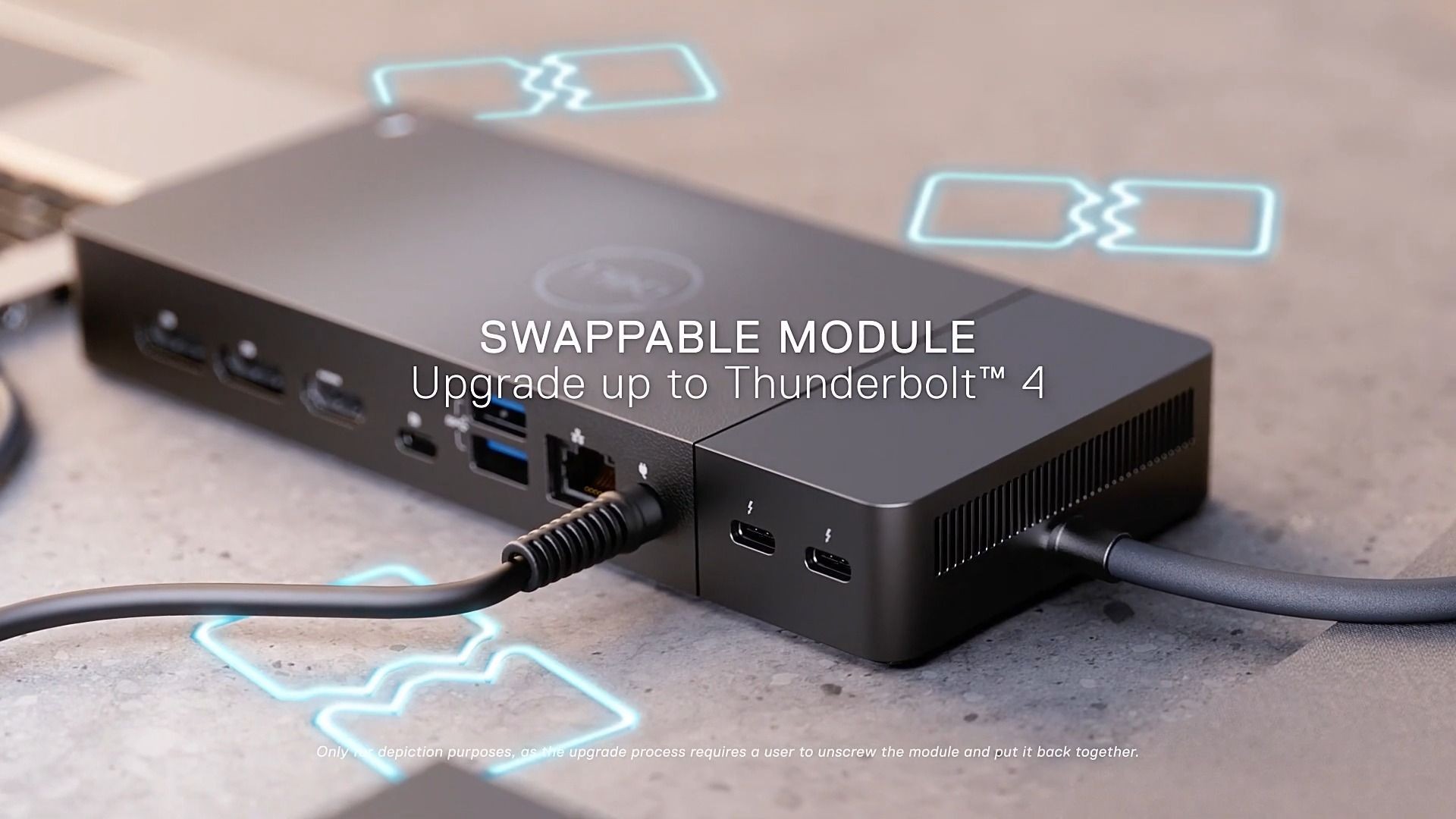 【动态设计】C4D动态短片- Dell Thunderbolt Dock