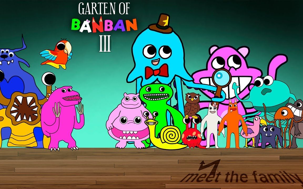 Garten of BanBan 3 - ALL NEW BOSSES (FULL Gameplay #3) 