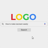 AE模板-Google搜索引擎视频模板搜索结果显示视频网站搜索网页搜索视频关键字搜索视频输入文字鼠标点击搜索效果百度搜索
