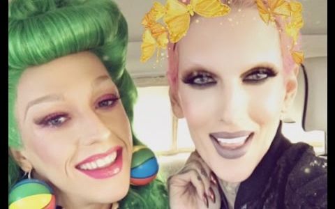 【j姐日常】jeffree star 日常逗狗 和拉杆夹宝贝在一