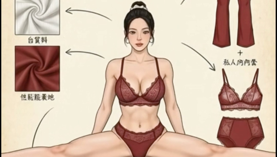 会动的OOTD内衣秀第三期-瑜伽女孩😈