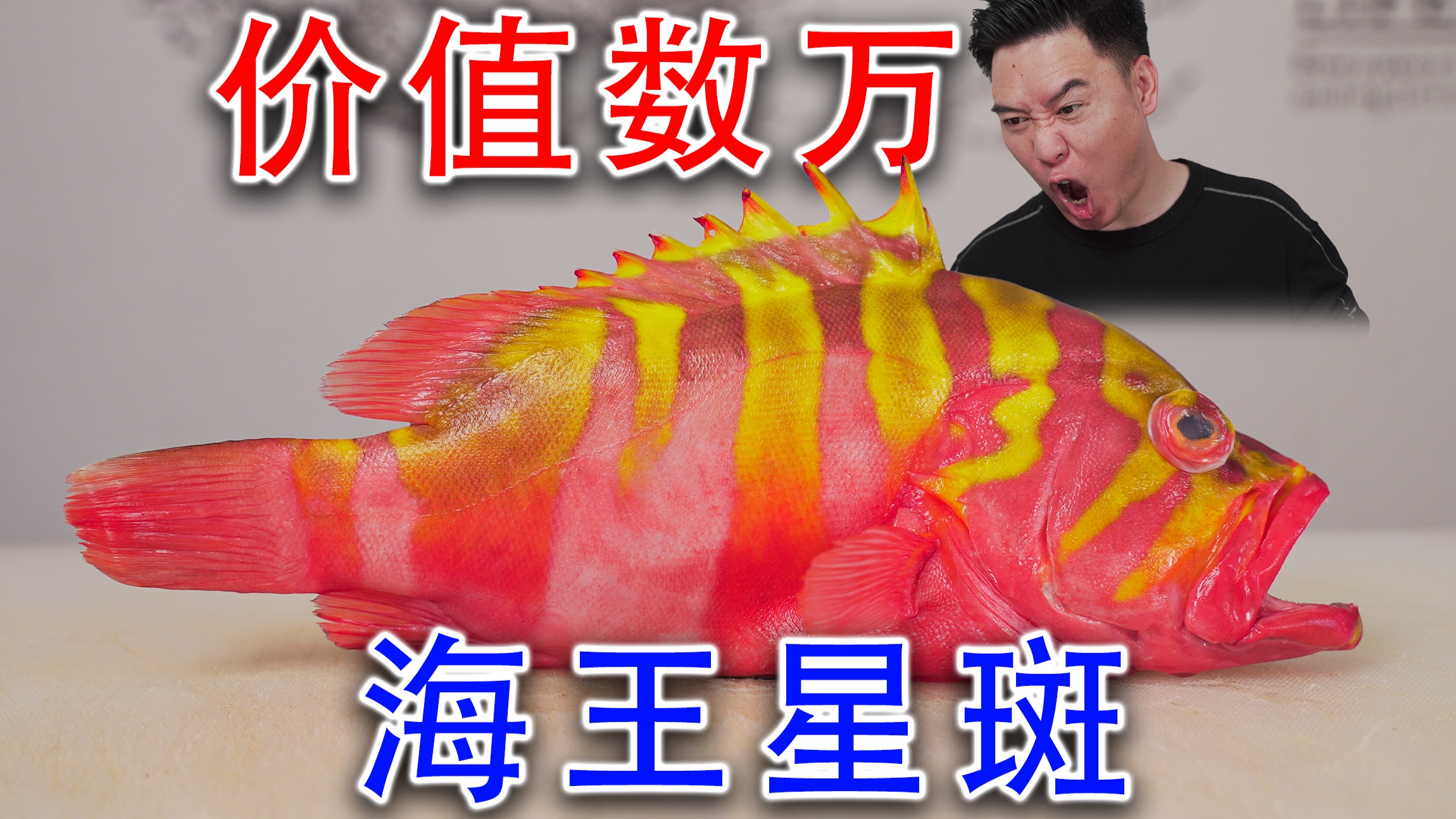 海王星斑，工资6位数都吃不起的鱼，我替你们试试看