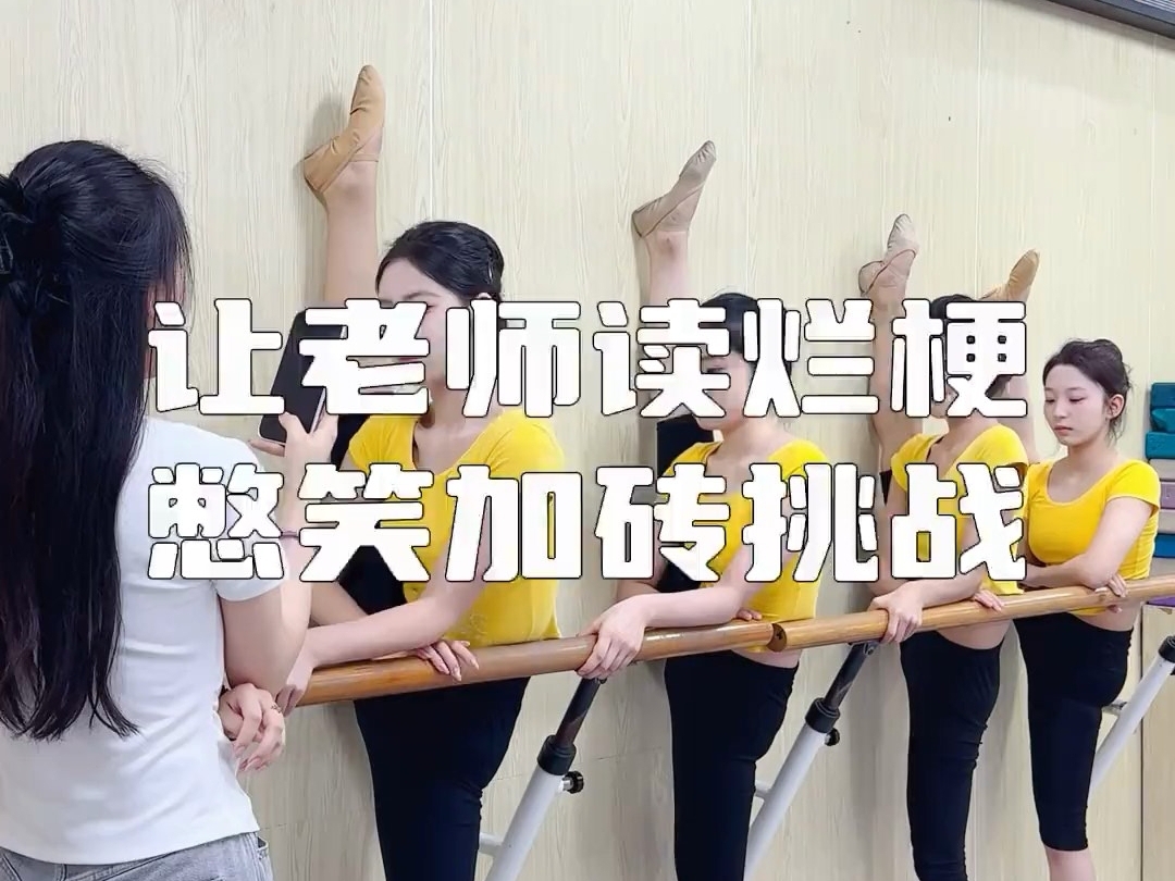 让老师读烂梗，憋笑加砖挑战