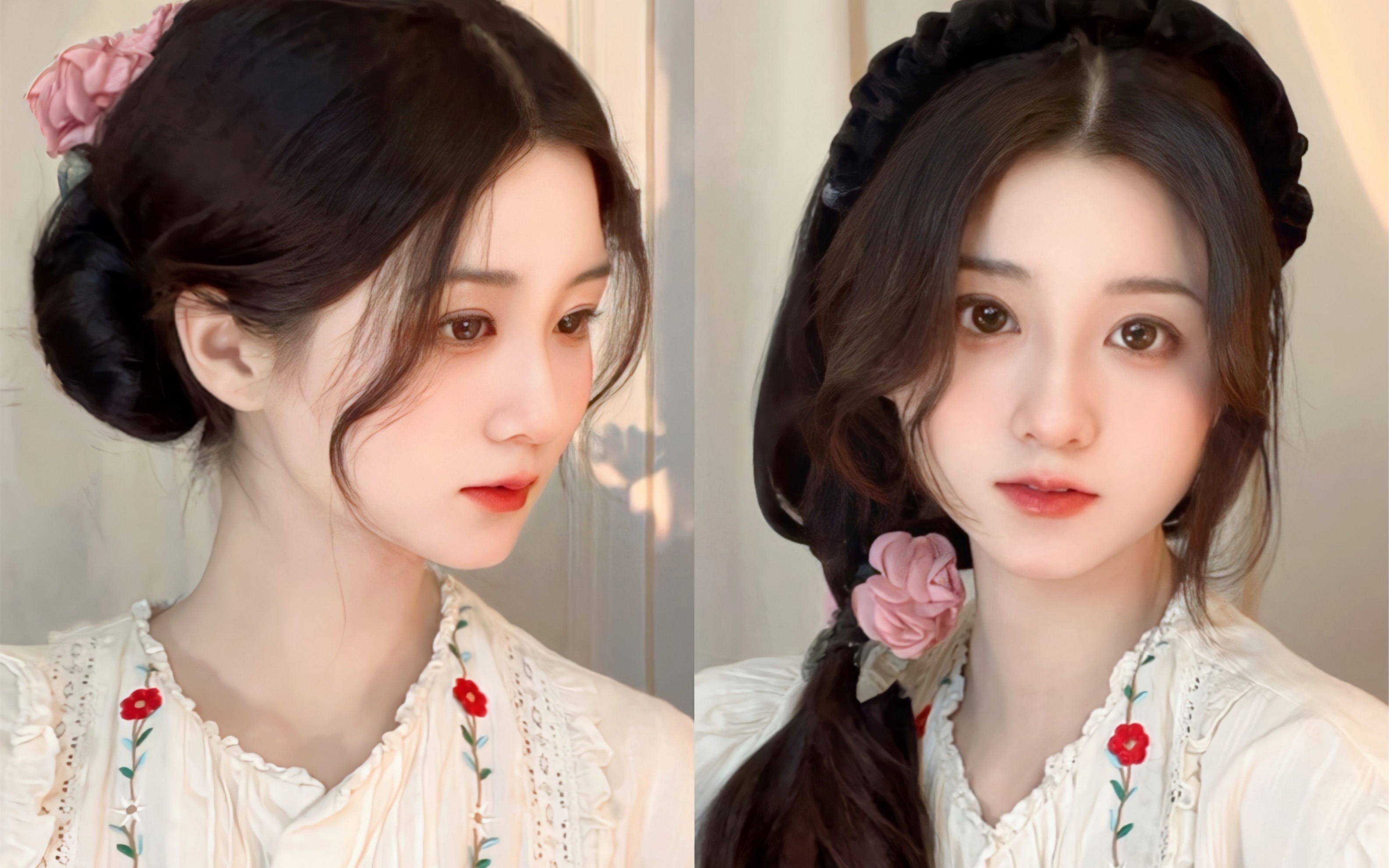 抓夹的正确用法！三个发型一分钟搞定！轻古典温柔感编发教程