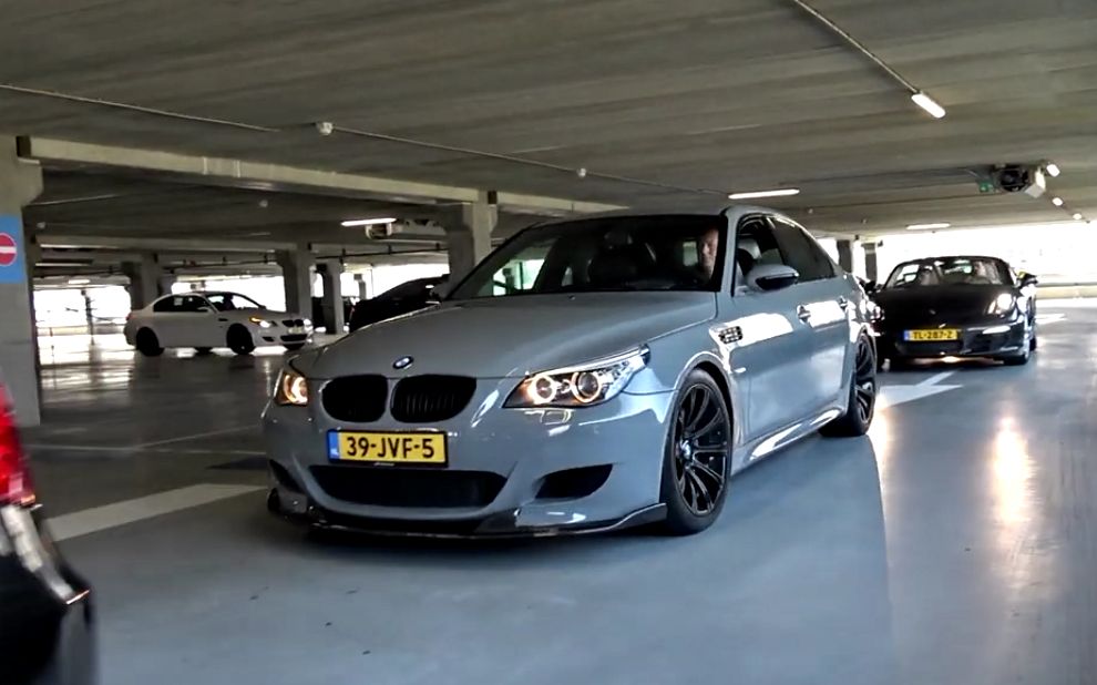 bmw m5 e50 revs accelerations more v10 sounds!