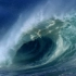 实拍素材-深蓝广阔的大海大浪击打视频