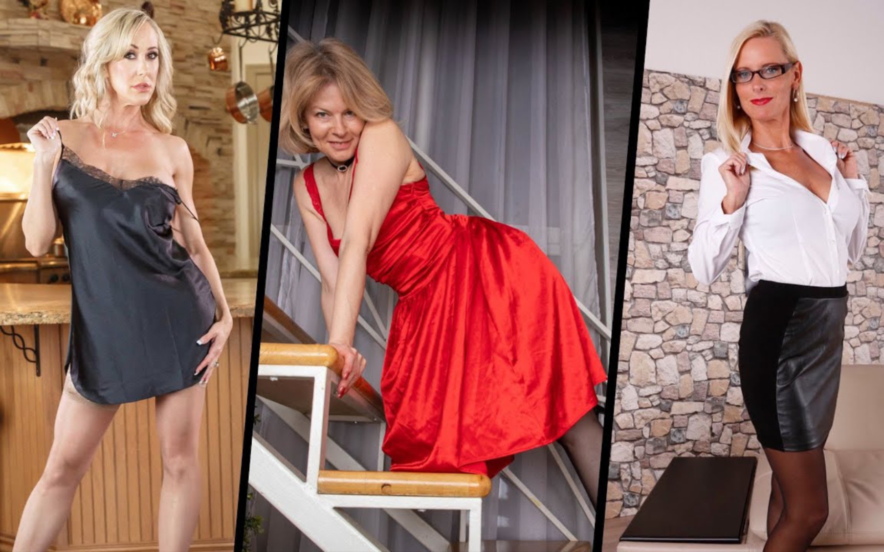 These glamorous stepmothers in tights sure know how to turn up the heat!