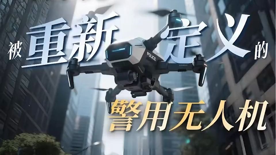 你看到的不是科幻片，是正在被重新定义的警用无人机