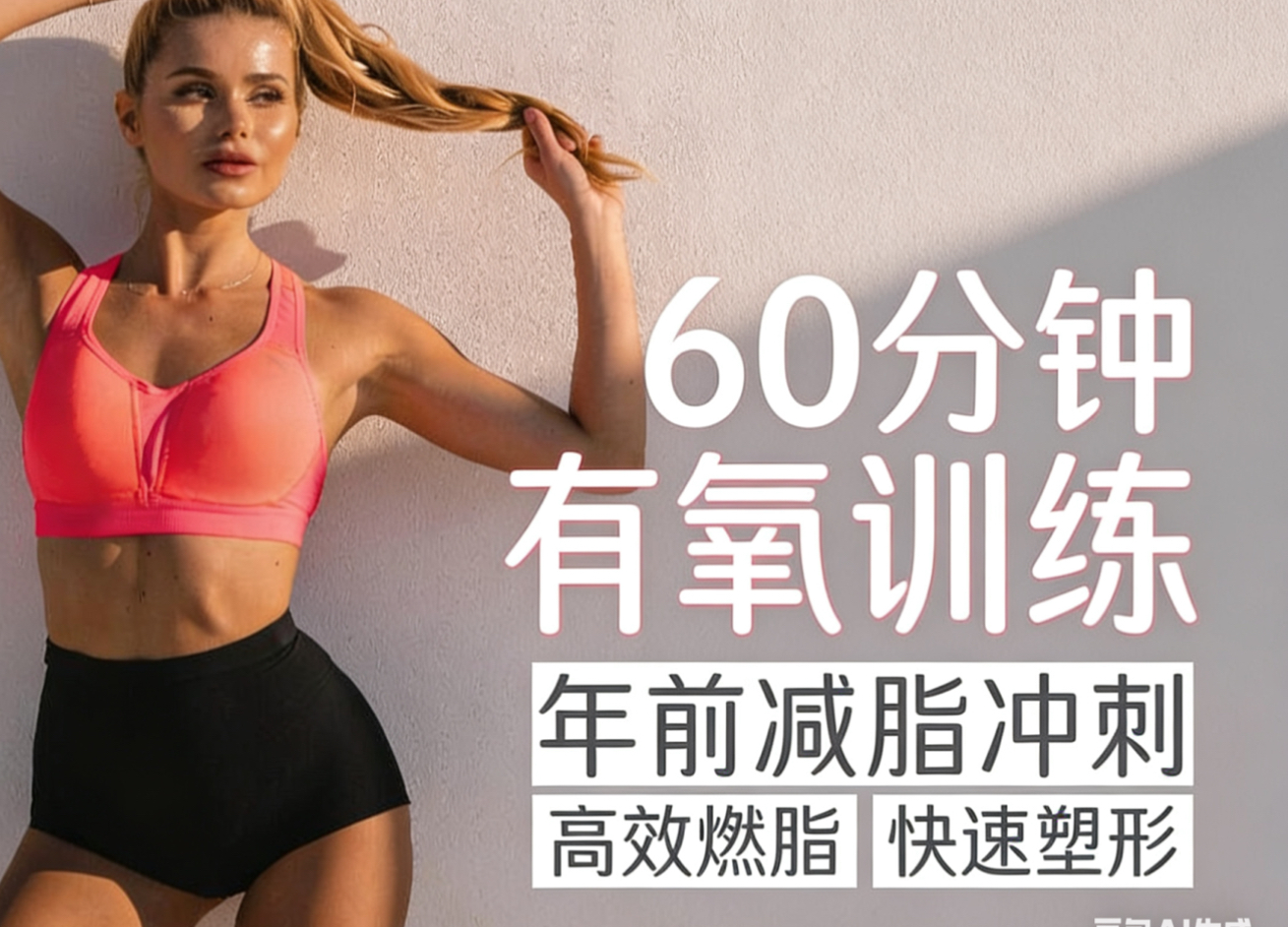 Pamela Reif｜年前减脂冲刺！60分钟有氧训练 跟练完直接甩肉超高效