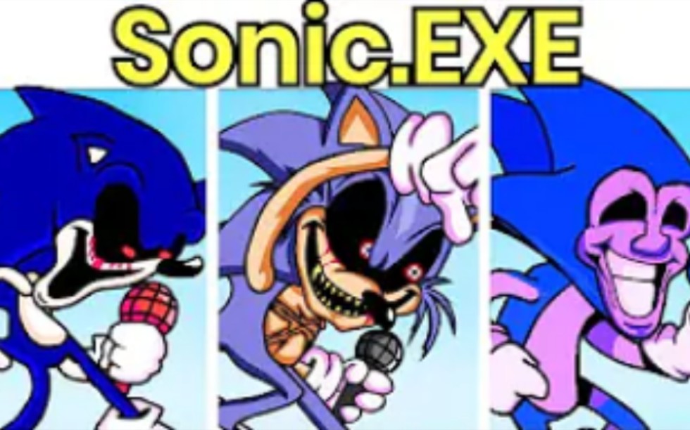 Friday Night Funkin' VS Sonic.EXE 开头界面,失败动画 ,Endings哔哩哔哩bilibili