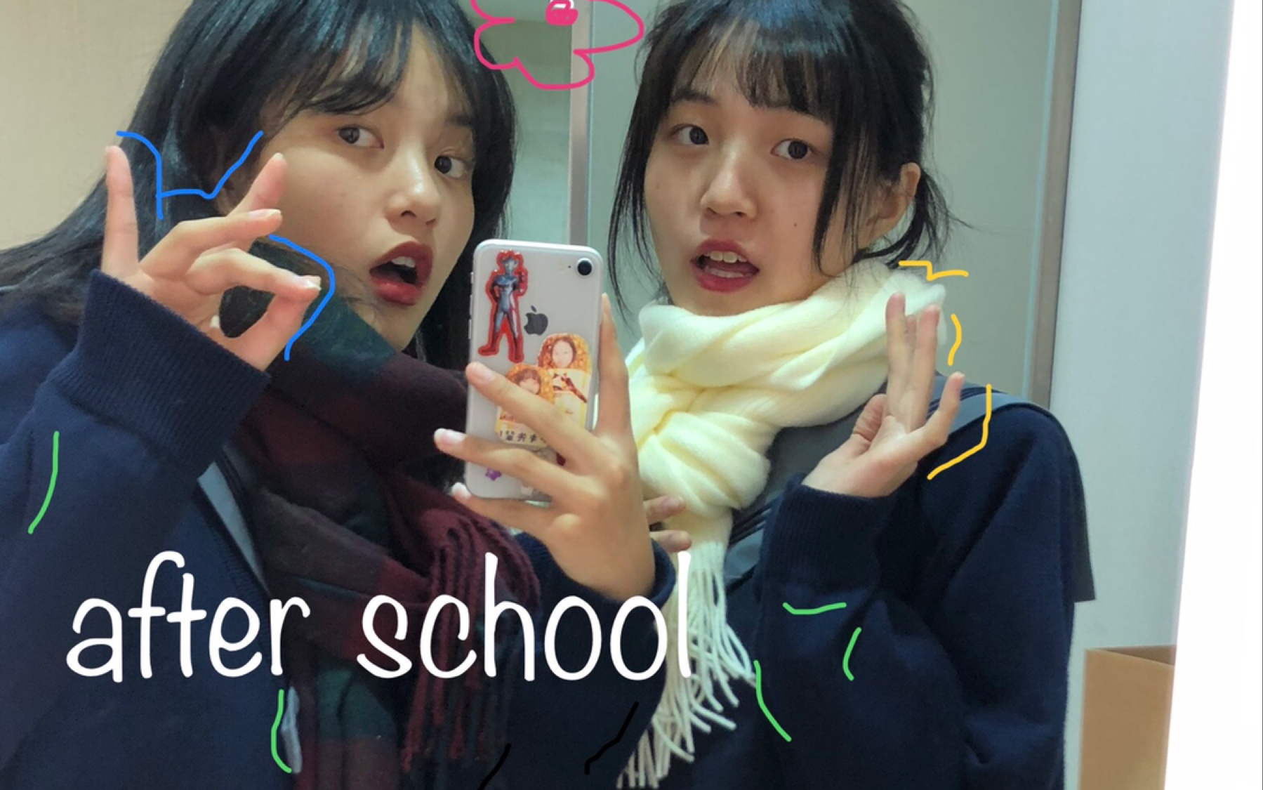 |日本高中留学|vlog#1 真的像动漫一样12点就放学&放学去哪玩