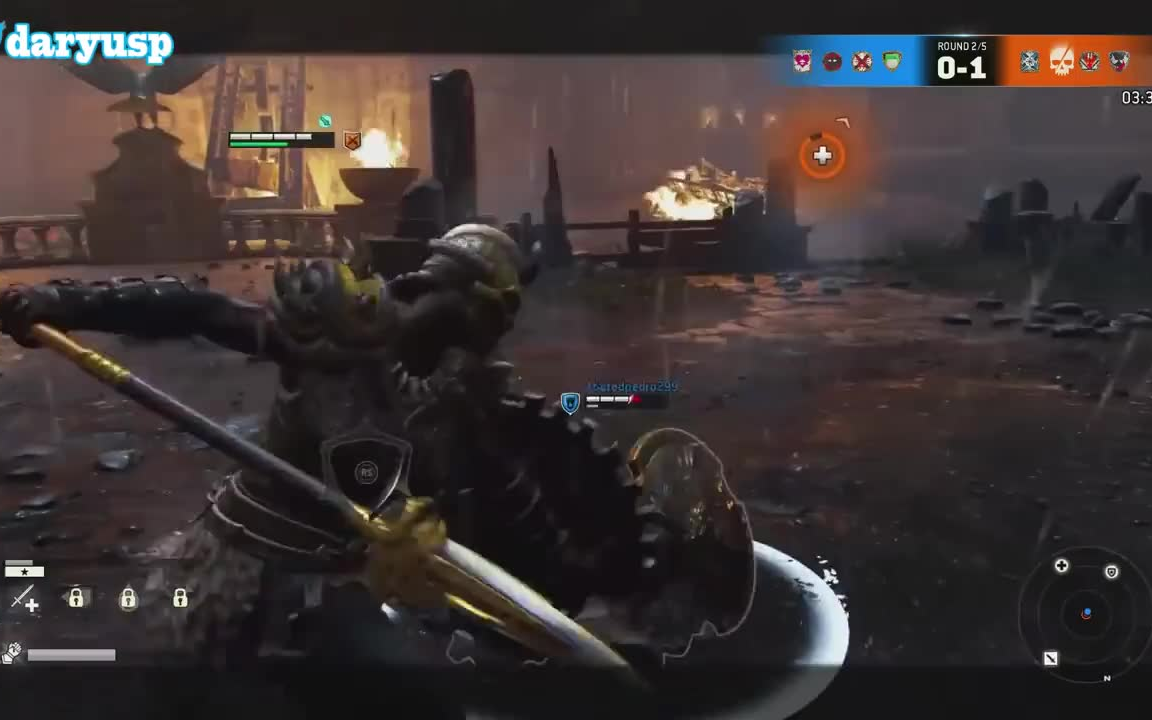 荣耀战魂daryusp女武神的疯狂combos