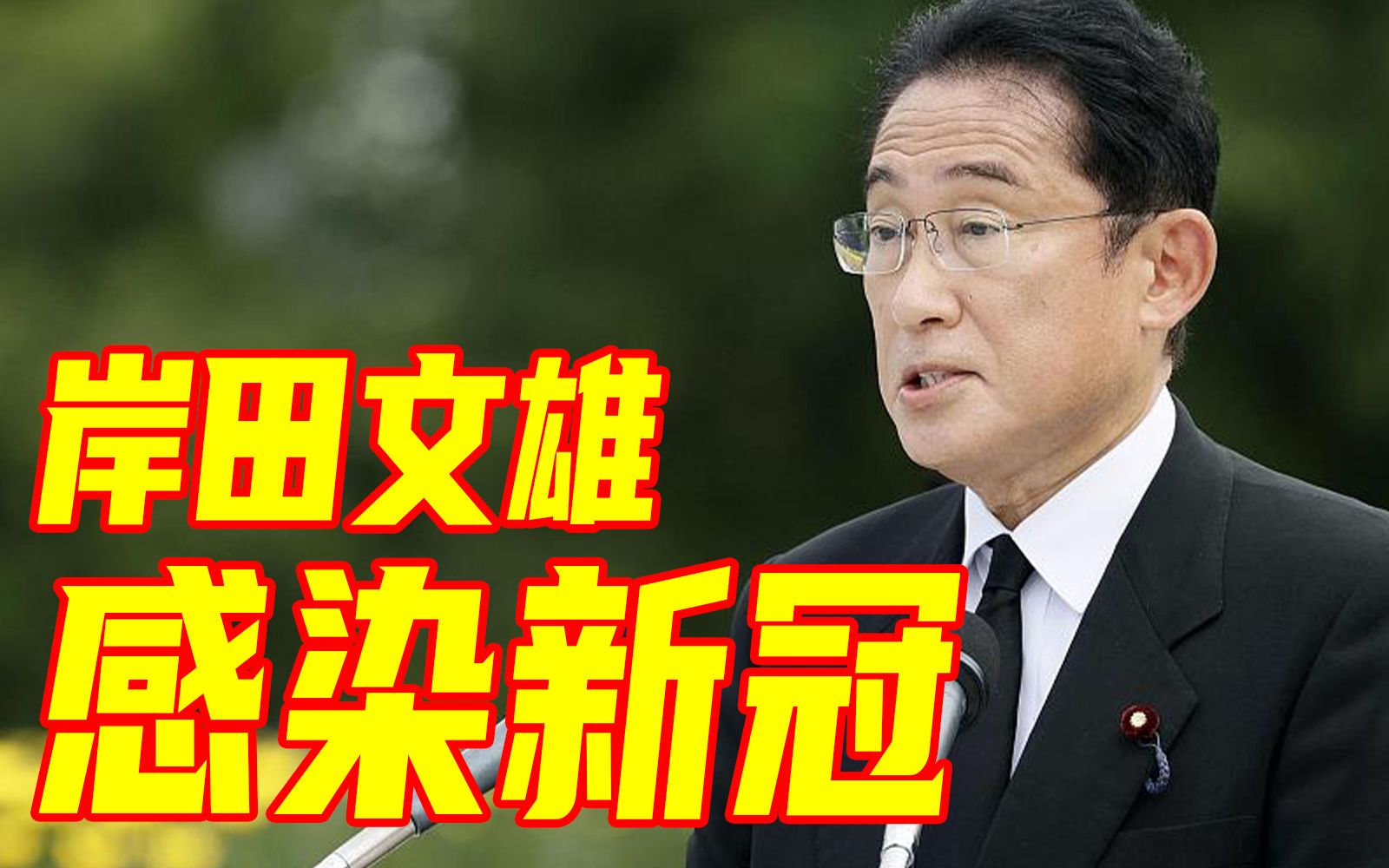 日本首相岸田文雄感染新冠病毒